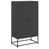 vidaXL Skř&iacute;ň highboard čern&aacute; 68,5 x 38,5 x 123,5 cm ocel