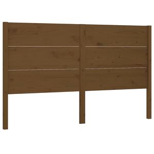 vidaXL Čelo postele medově hněd&eacute; 126 x 4 x 100 cm masivn&iacute; borovice
