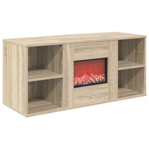 vidaXL Elektrick&yacute; krb Sonoma 100 x 37 x 45,5 cm Kompozitn&iacute; dřevo
