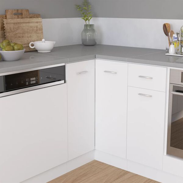 vidaXL Rohov&aacute; kuchyňsk&aacute; pracovn&iacute; deska &scaron;ed&aacute; dřevotř&iacute;ska