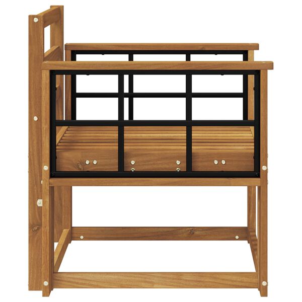 vidaXL Venkovn&iacute; pohovka Masivn&iacute; ak&aacute;tov&eacute; dřevo Př&iacute;rodn&iacute;