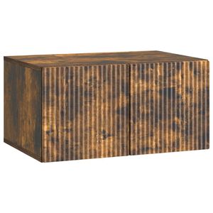 vidaXL N&aacute;stěnn&aacute; TV skř&iacute;ň N&aacute;stěnn&yacute; Kouřov&yacute; dub 59,5 x 41 x 30 cm