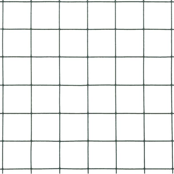 vidaXL Pletivo ke kurníku ocel PVC vrstva 10 x 0,5 m zelené