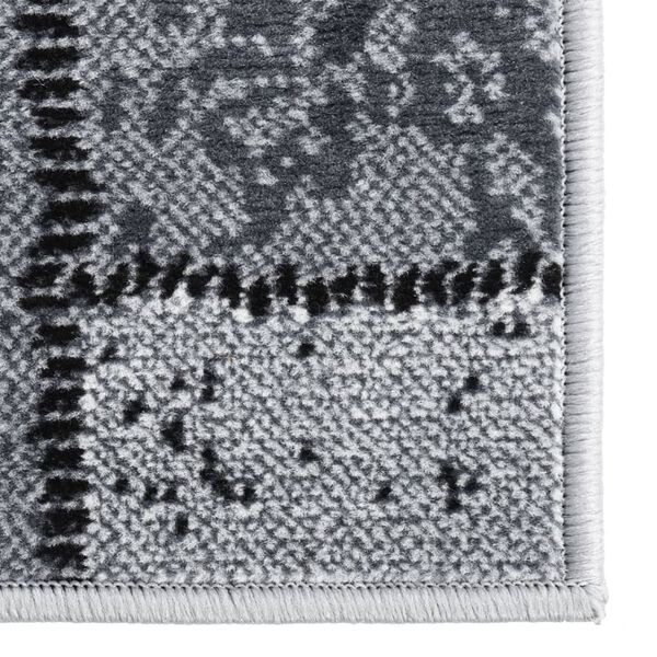 vidaXL Běhoun BCF &scaron;ed&yacute; s kostkovan&yacute;m vzorem 60 x 150 cm