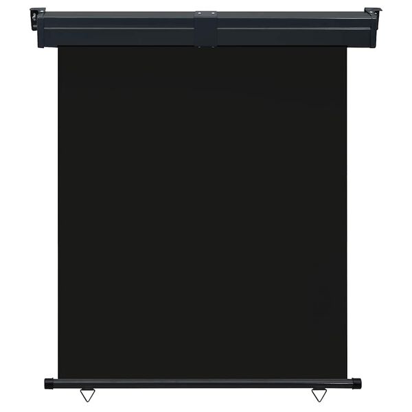 vidaXL Balkonová zástěna 145 x 250 cm černá