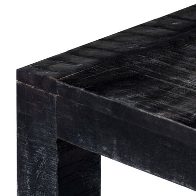 vidaXL Konferenční stolek černý 110 x 50 x 35 cm masivní mangovník
