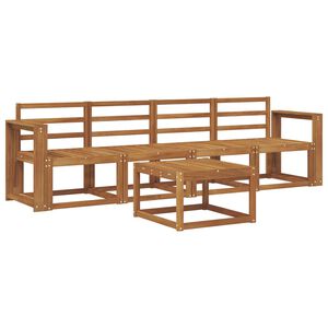 vidaXL Venkovn&iacute; pohovkov&aacute; souprava 5 pcs Př&iacute;rodn&iacute;