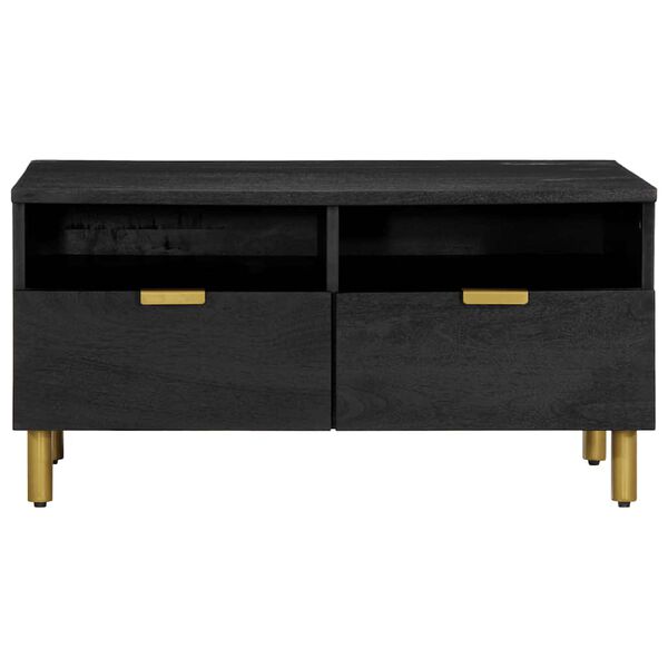 vidaXL Konferenčn&iacute; stolek čern&yacute; 80 x 54 x 40 cm kompozitn&iacute; dřevo