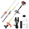 vidaXL Křovinořez 4 v 1 Funkce oranžov&aacute; 52 cm3 1,45 kW