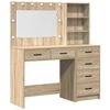 vidaXL Kosmetick&yacute; stůl 2 ks Hněd&aacute; 78.5 x 41 x 135 cm Kompozitn&iacute; dřevo