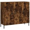vidaXL Př&iacute;born&iacute;k kouřov&yacute; dub 90 x 34 x 80 cm kompozitn&iacute; dřevo