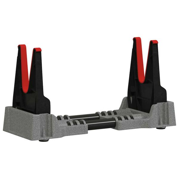 vidaXL Střelecká opěrka Šedá 46 x 14 x 19.5 cm Plast