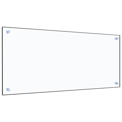 vidaXL Kuchyňský panel průhledný 90 x 40 cm tvrzené sklo