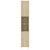 vidaXL Koupelnová skříňka dub sonoma 30 x 30 x 179 cm kompozitní dřevo
