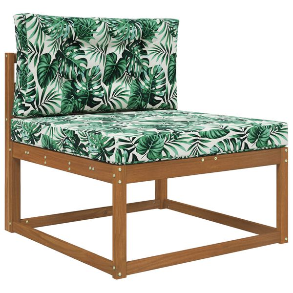 vidaXL Venkovn&iacute; pol&scaron;t&aacute;ř na pohovku 2 pcs Vzor listů Polyester