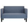 vidaXL Loveseat Sofa modr&eacute; 109 cm man&scaron;estrov&aacute; tkanina