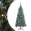 vidaXL Uměl&yacute; v&aacute;nočn&iacute; stromeček Zelen&aacute; 120 cm PVC, plast a ocel