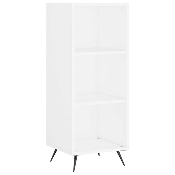 vidaXL Skř&iacute;ň highboard b&iacute;l&aacute; s vysok&yacute;m leskem 34,5x32,5x180 cm kompozit