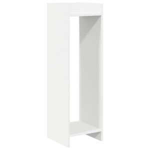 vidaXL Stojan na rostliny B&iacute;l&aacute; 30 x 30 x 100 cm Kompozitn&iacute; dřevo