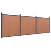 vidaXL Plotov&yacute; d&iacute;lec hněd&yacute; 526 x 186 cm WPC