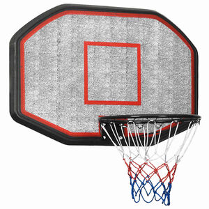 vidaXL Basketbalov&yacute; ko&scaron; čern&yacute; 109 x 71 x 3 cm polyethylen