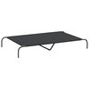 vyv&yacute;&scaron;en&yacute; pel&iacute;&scaron;ek pro psy vidaXL čern&yacute; 150x90x20cm Oxford Fabric a ocel