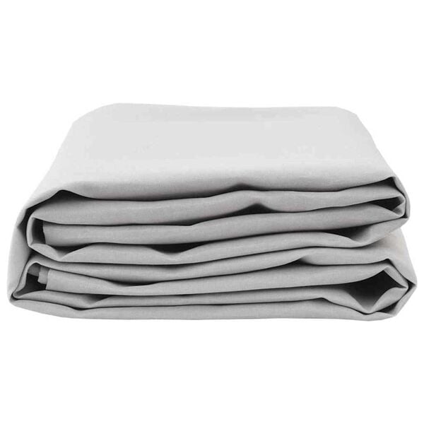 vidaXL Náhradní látka na markýzu Světle šedá 3 x 3 m textil