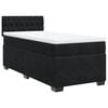 vidaXL Box spring postel s matrac&iacute; čern&aacute; 80 x 200 cm samet