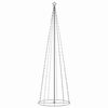 vidaXL V&aacute;nočn&iacute; stromek kužel 330 v&iacute;cebarevn&yacute;ch LED diod 100 x 300 cm