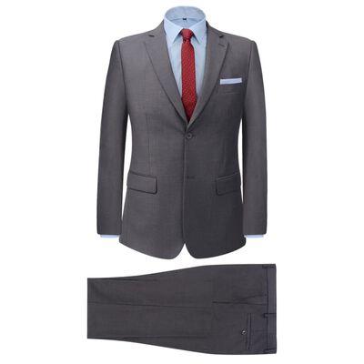 vidaXL Pánský dvoudílný oblek šedý velikost 54