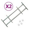 vidaXL Nastaviteln&eacute; bezpečnostn&iacute; okenn&iacute; mř&iacute;že 2 ks 1000&ndash;1500 mm