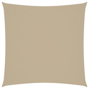 vidaXL Plachta proti slunci, oxfordsk&aacute; l&aacute;tka, čtverec 3,6x3,6 m b&eacute;žov&aacute;