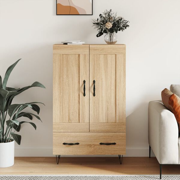 vidaXL Skř&iacute;ň highboard dub sonoma 69,5 x 31 x 115 cm kompozitn&iacute; dřevo