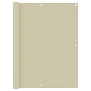 vidaXL Balk&oacute;nov&aacute; z&aacute;stěna kr&eacute;mov&aacute; 120 x 300 cm oxfordsk&aacute; l&aacute;tka