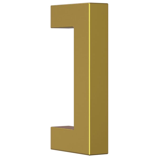 vidaXL Nábytkové úchytky 10 ks zlaté 64 mm nerezová ocel