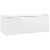 vidaXL TV stolek b&iacute;l&yacute; s vysok&yacute;m leskem 80x34x30 cm kompozitn&iacute; dřevo