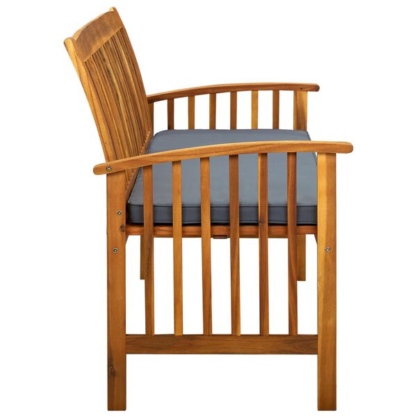 vidaXL Zahradn&iacute; lavice s podu&scaron;kou 147 cm masivn&iacute; ak&aacute;ciov&eacute; dřevo