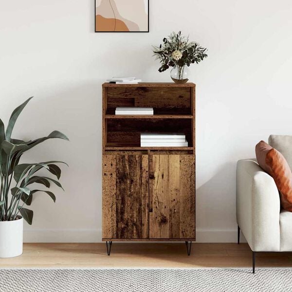 vidaXL Vysok&yacute; bufet Hněd&aacute; 60 x 36 x 110 cm Kompozitn&iacute; dřevo