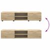 vidaXL Sestava TV skř&iacute;něk s polic&iacute; FLORIN Sonoma dub kompozitn&iacute; dřevo