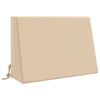vidaXL Z&aacute;dov&yacute; polstr SOEST 100% polyester Kr&eacute;mov&aacute; 60 x 20 x 40 cm
