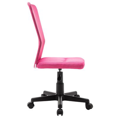 vidaXL Kancelářská židle růžová 44 x 52 x 100 cm síťovina textil