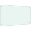 vidaXL Kuchyňský panel bílý 70 x 40 cm tvrzené sklo
