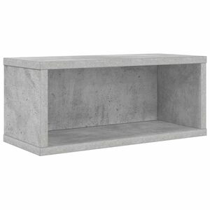 vidaXL &Uacute;ložn&yacute; stojan na CD Betonově &scaron;ed&aacute; 40 x 17 x 17 cm