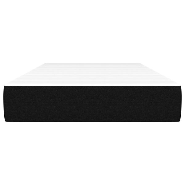 vidaXL Taštičková matrace černá 90 x 200 x 20 cm textil