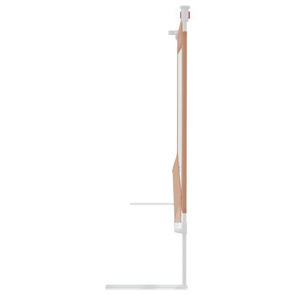 vidaXL Dětsk&aacute; z&aacute;brana k post&yacute;lce taupe 180 x 25 cm textil