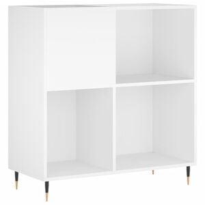 vidaXL Skř&iacute;ňka na LP desky b&iacute;l&aacute; 84,5 x 38 x 89 cm kompozitn&iacute; dřevo