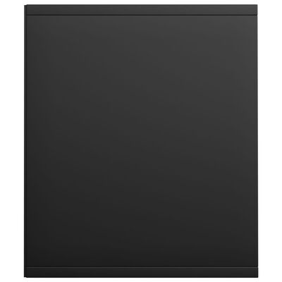 vidaXL Knihovna/TV skříň černá 36 x 30 x 143 cm dřevotříska