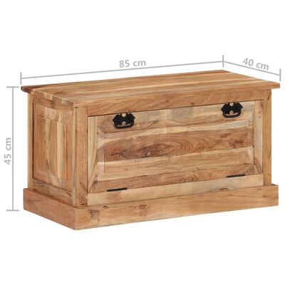 vidaXL Botníková lavice 85 x 40 x 45 cm masivní akáciové dřevo