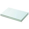 vidaXL Policové desky 2 ks sklo čiré 20 x 25 cm