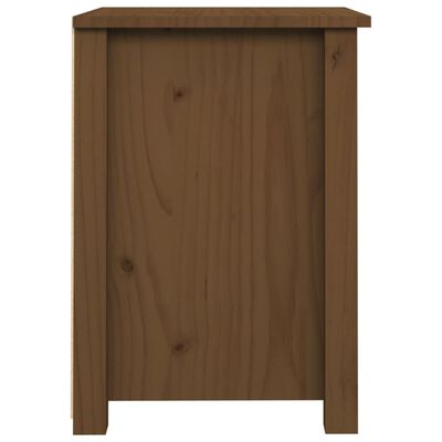 vidaXL Noční stolek medově hnědý 40 x 35 x 49 cm masivní borové dřevo
